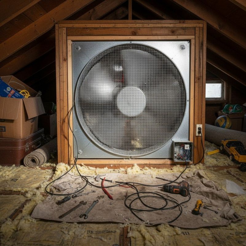 Attic Door Repair