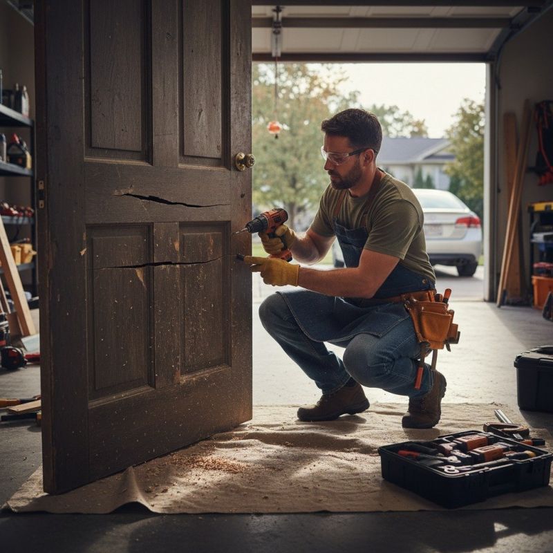 Attic Door Repair