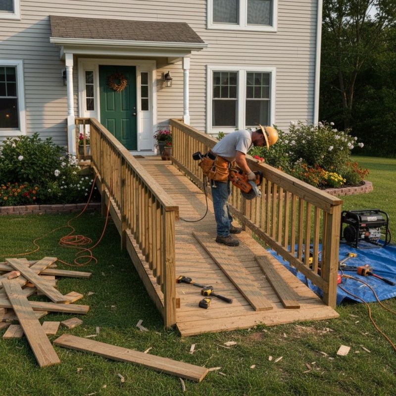 Handicap Ramp Repair detail