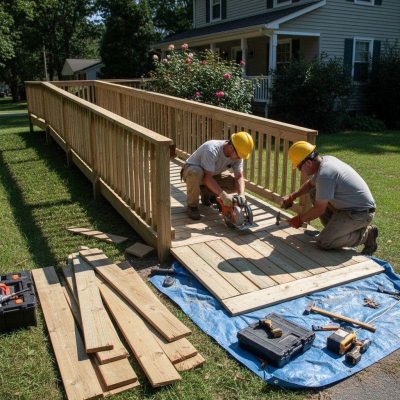 Handicap Ramp Repair detail