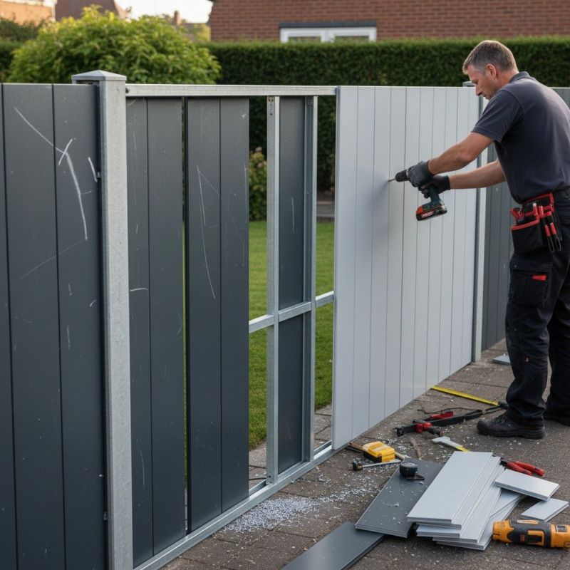 Privacy Fence Installation detail