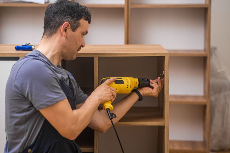 Carpentry Work on Shelves