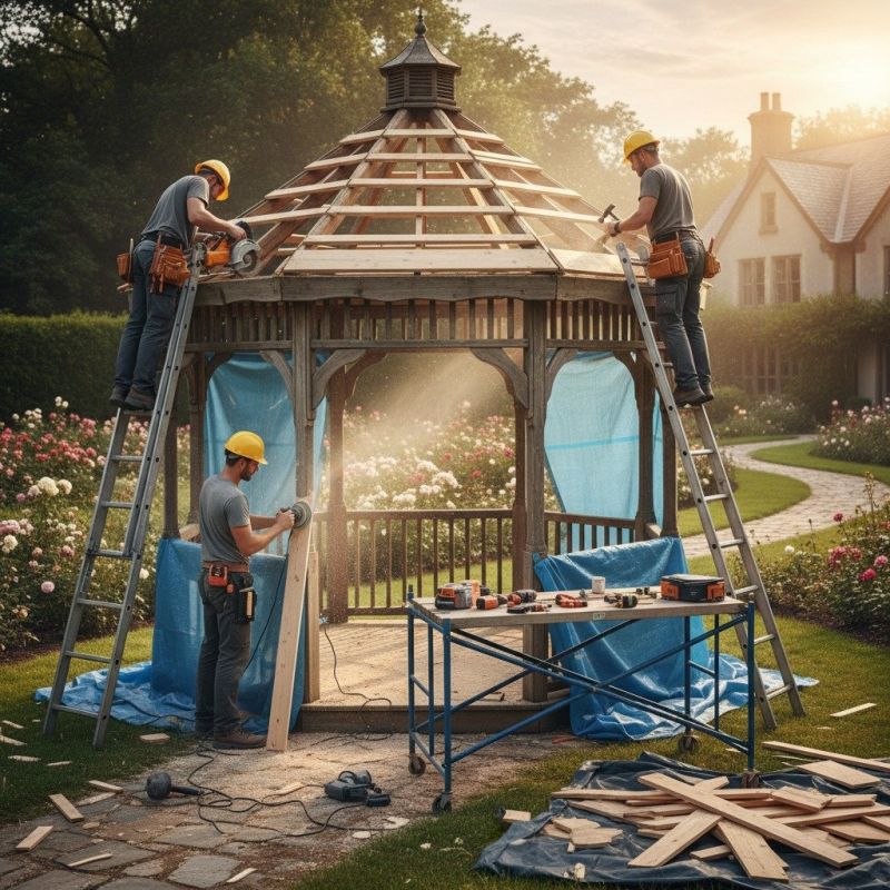 Wood Pergola Repair