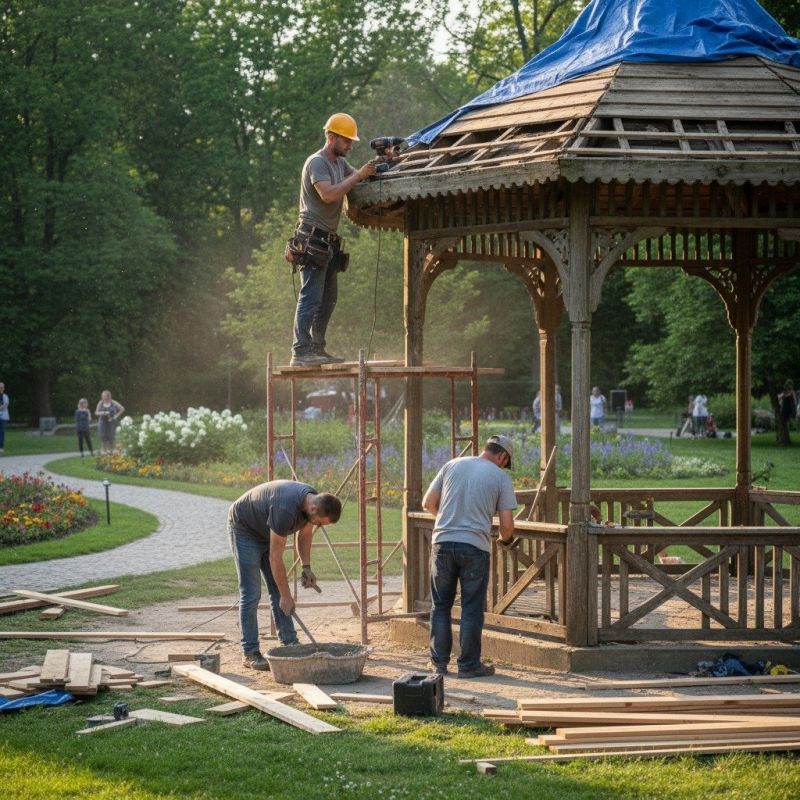 Wood Pergola Repair